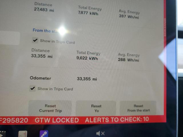 Photo 9 from auction – 2021 TESLA MODEL Y with VIN 5YJYGDEE6MF295820