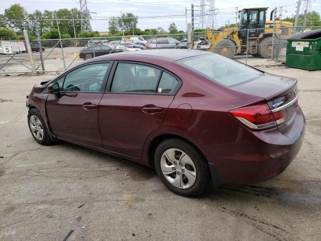 Photo 2 from auction – 2013 HONDA CIVIC LX with VIN 19XFB2F58DE052475