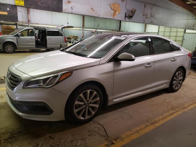 HYUNDAI SONATA SPO 2016 with VIN 5NPE34AF7GH285056 - Photo from auction