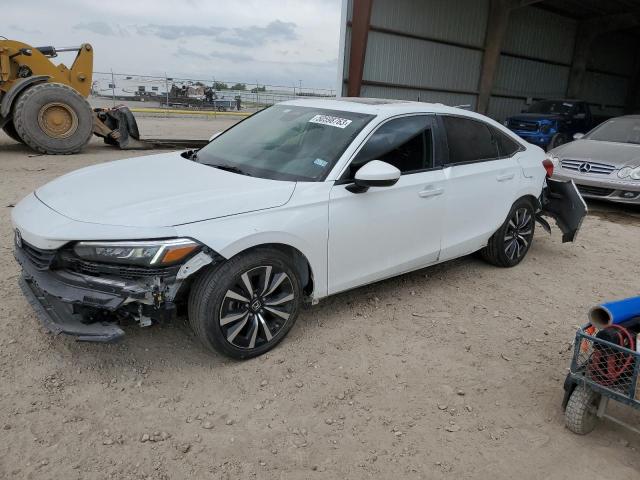 HONDA CIVIC EX 2022 with VIN 2HGFE1F79NH313798 - Photo from auction