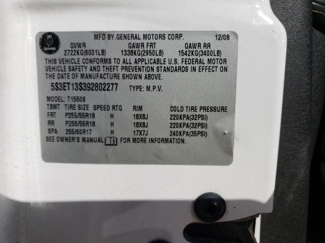 Photo 14 from auction – 2009 SAAB 9-7X 4.2I with VIN 5S3ET13S392802277