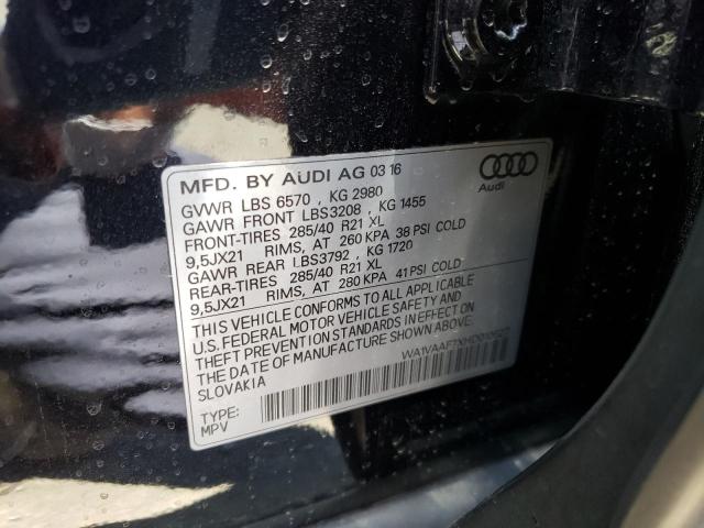 Photo 14 from auction – 2017 AUDI Q7 PRESTIG with VIN WA1VAAF7XHD010627