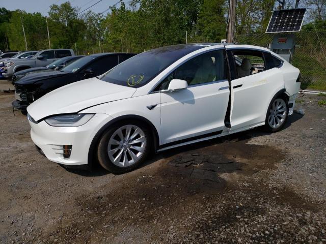 TESLA MODEL X 2021 with VIN 5YJXCDE28MF311657 - Photo from auction