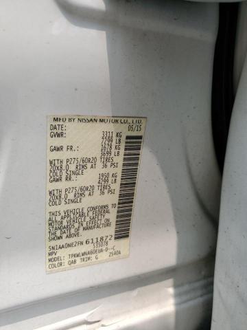 Photo 14 from auction – 2015 NISSAN ARMADA PLA with VIN 5N1AA0NE2FN611872
