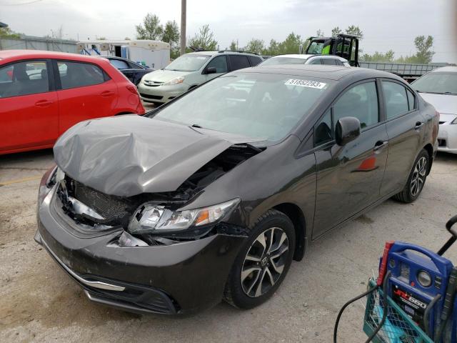 HONDA CIVIC EX 2013 with VIN 19XFB2F89DE066394 - Photo from auction