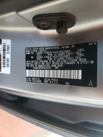 Photo 14 from auction – 2011 TOYOTA SIENNA LE with VIN 5TDKK3DC0BS042239