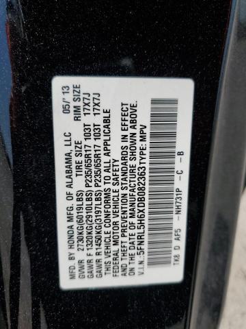 Photo 14 from auction – 2013 HONDA ODYSSEY EX with VIN 5FNRL5H6XDB082363