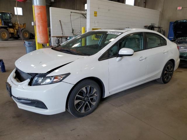 HONDA CIVIC EX 2014 with VIN 19XFB2F84EE053943 - Photo from auction