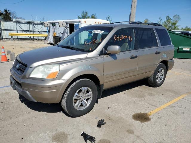 HONDA PILOT EXL 2005 with VIN 2HKYF18605H503313 - Photo from auction