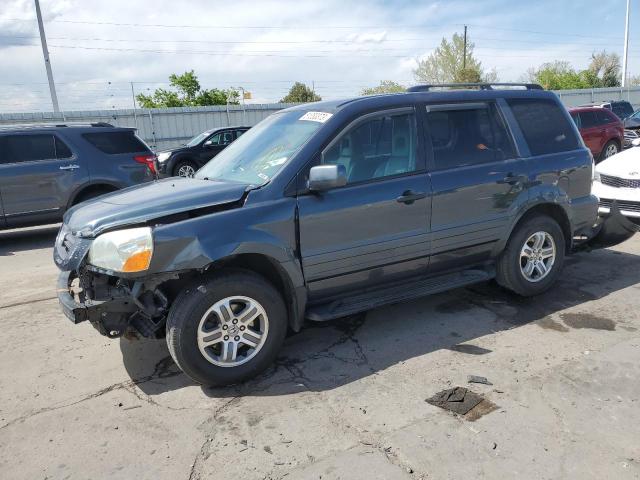 HONDA PILOT EXL 2004 with VIN 2HKYF18514H575322 - Photo from auction