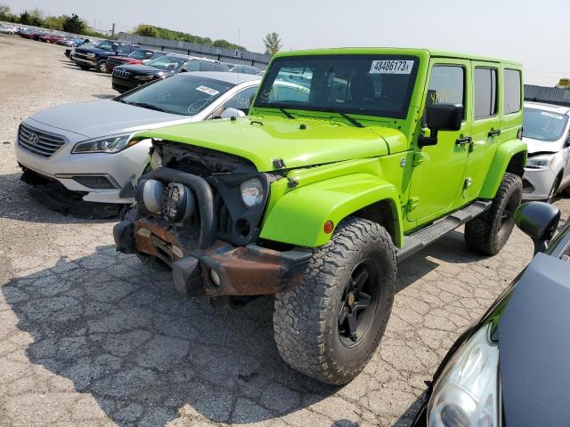 JEEP WRANGLER U 2013 with VIN 1C4HJWEG0DL555608 - Photo from auction