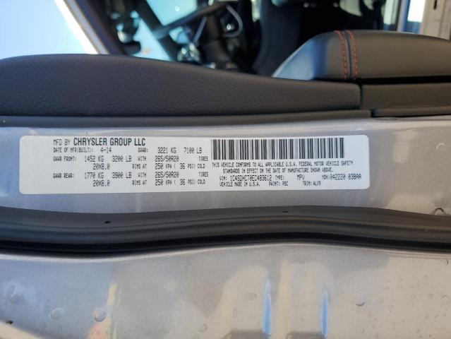 Photo 14 from auction – 2014 DODGE DURANGO R/ with VIN 1C4SDHCT0EC483612