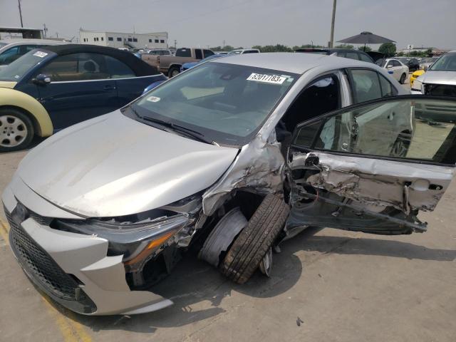 TOYOTA COROLLA LE 2022 with VIN JTDEAMDE0NJ043805 - Photo from auction