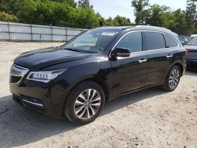 ACURA MDX TECHNO 2016 مع رقم تعريف المركبة 5FRYD4H41GB044055 - صورة من المزاد
