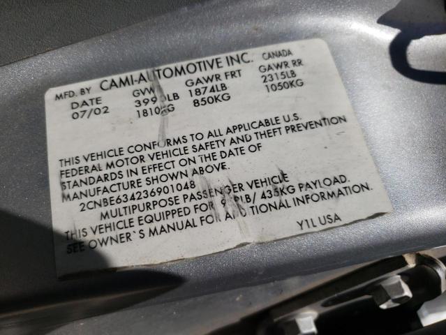 Photo 14 from auction – 2003 CHEVROLET TRACKER LT with VIN 2CNBE634236901048