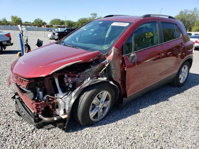 CHEVROLET TRAX 1LT 2021 with VIN KL7CJLSB0MB348768 - Photo from auction