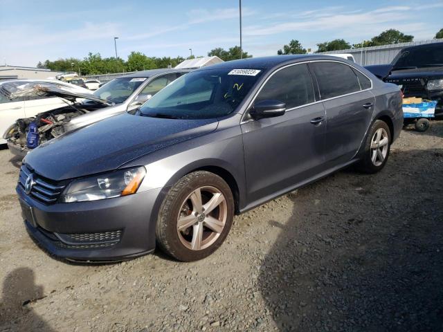 VOLKSWAGEN PASSAT SE 2014 with VIN 1VWBT7A34EC104852 - Photo from auction