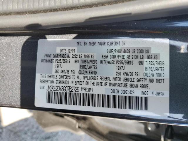 Photo 14 from auction – 2016 MAZDA CX-5 GT with VIN JM3KE2DY8G0752729