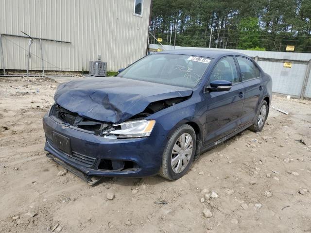 VOLKSWAGEN JETTA SE 2012 with VIN 3VWDP7AJ8CM124805 - Photo from auction