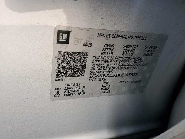 Photo 14 from auction – 2019 GMC ACADIA DEN with VIN 1GKKNXLS1KZ105522