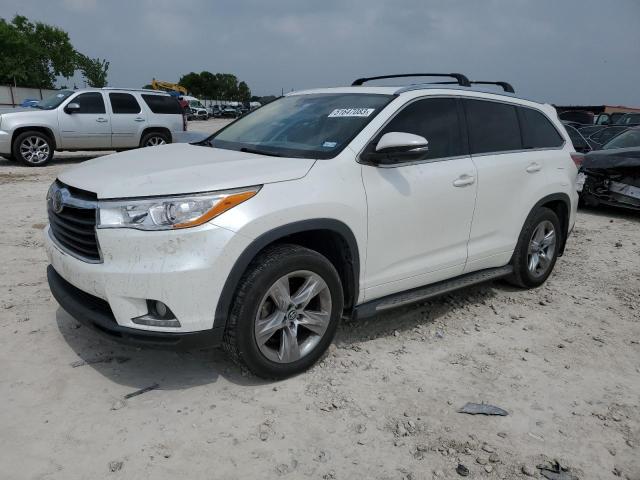 TOYOTA HIGHLANDER 2016 with VIN 5TDYKRFHXGS136593 - Photo from auction