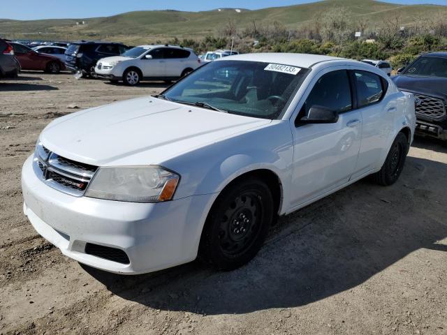 DODGE AVENGER SE 2014 with VIN 1C3CDZAB8EN199318 - Photo from auction