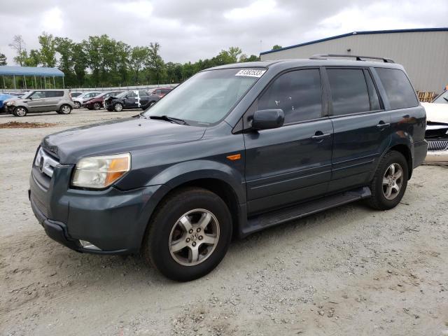 HONDA PILOT EX 2006 with VIN 2HKYF18796H541813 - Photo from auction