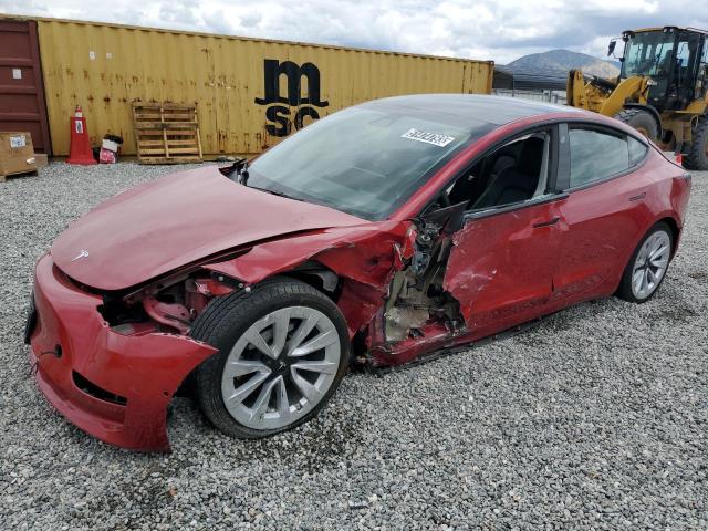 TESLA MODEL 3 2022 with VIN 5YJ3E1EA6NF185380 - Photo from auction