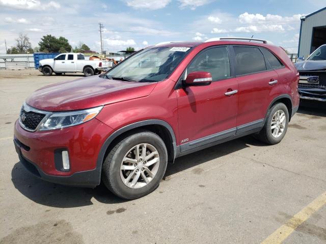 KIA SORENTO LX 2014 with VIN 5XYKTDA62EG454407 - Photo from auction