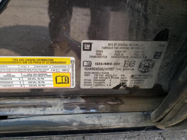 Photo 14 from auction – 2013 BUICK ENCLAVE with VIN 5GAKRCKD3DJ147687