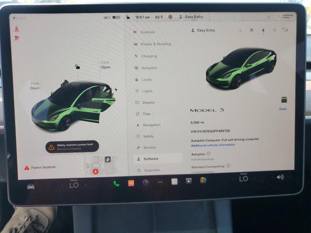 Photo 9 from auction – 2023 TESLA MODEL 3 with VIN 5YJ3E1EA2PF456728