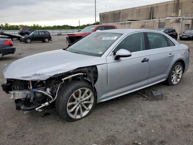 AUDI A4 PREMIUM 2019 with VIN WAUENAF4XKA023870 - Photo from auction