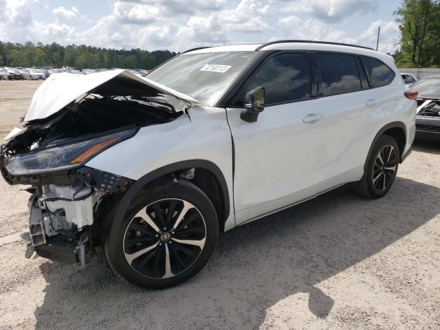 TOYOTA HIGHLANDER 2022 with VIN 5TDLZRAH3NS101288 - Photo from auction