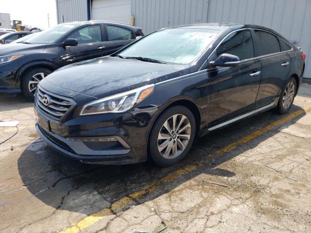 HYUNDAI SONATA SPO 2017 with VIN 5NPE34AF6HH467574 - Photo from auction