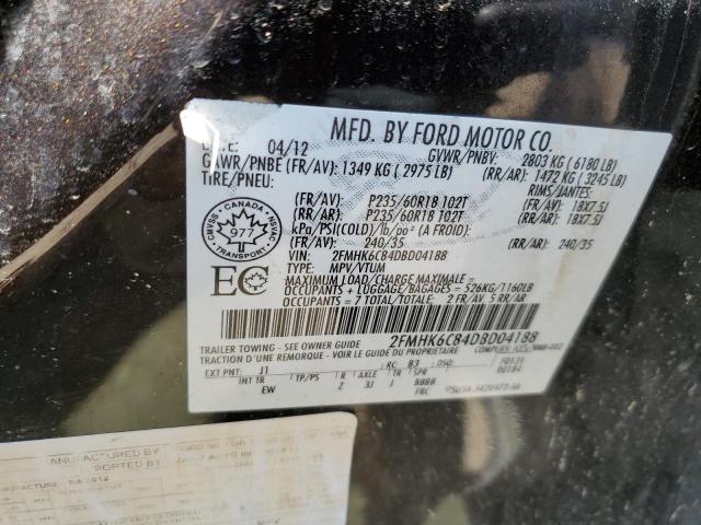 Photo 14 from auction – 2013 FORD FLEX SEL with VIN 2FMHK6C84DBD04188