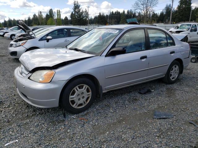 HONDA CIVIC LX 2001 with VIN 1HGES16521L024455 - Photo from auction
