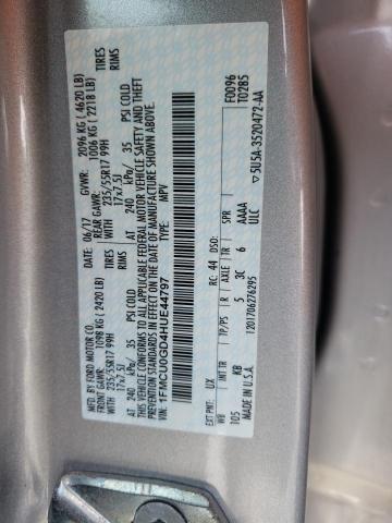 Photo 14 from auction – 2017 FORD ESCAPE SE with VIN 1FMCU0GD4HUE44797