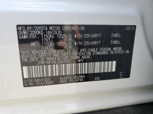 Photo 14 from auction – 2020 TOYOTA RAV4 XLE with VIN JTMP1RFVXLD063400