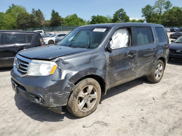 HONDA PILOT EXL 2012 with VIN 5FNYF4H62CB057338 - Photo from auction