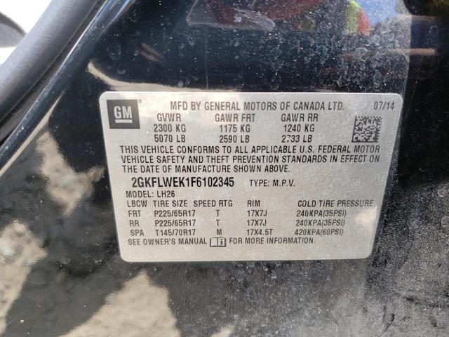 Photo 14 from auction – 2015 GMC TERRAIN SL with VIN 2GKFLWEK1F6102345