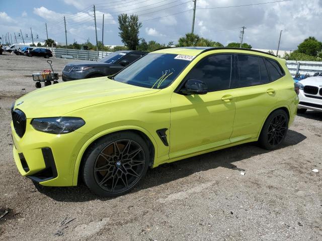 BMW X3 M 2022 with VIN 5YM13EC07N9K97637 - Photo from auction