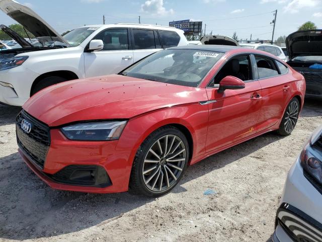 AUDI A5 PREMIUM 2022 with VIN WAUCBCF56NA033546 - Photo from auction