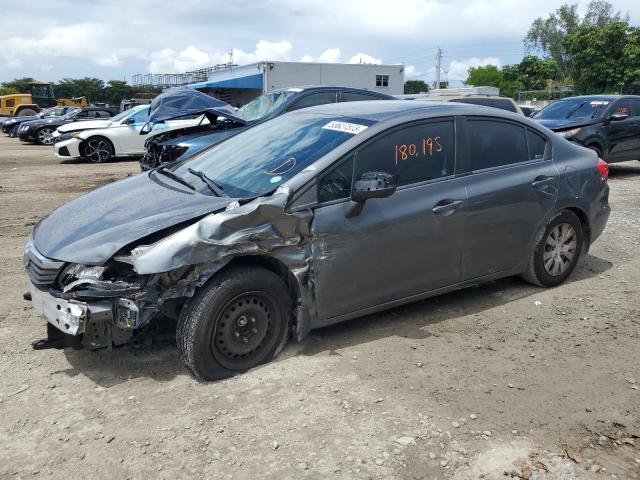 HONDA CIVIC LX 2012 with VIN 19XFB2F57CE012550 - Photo from auction