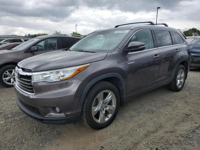 TOYOTA HIGHLANDER 2015 with VIN 5TDDCRFH6FS010712 - Photo from auction