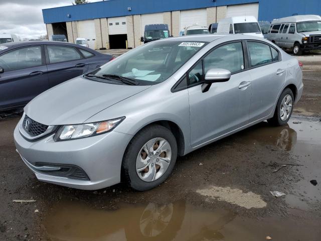 HONDA CIVIC LX 2014 with VIN 19XFB2F51EE063822 - Photo from auction