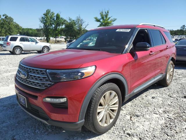 FORD EXPLORER L 2020 with VIN 1FMSK7FH5LGB25835 - Photo from auction