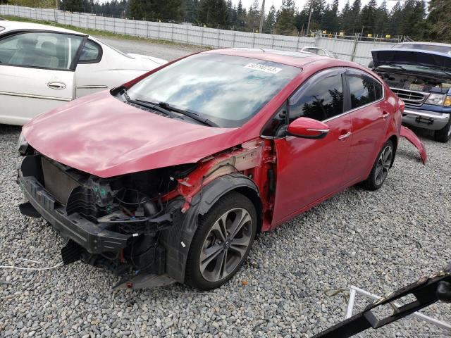 KIA FORTE EX 2015 with VIN KNAFZ4A88F5267309 - Photo from auction