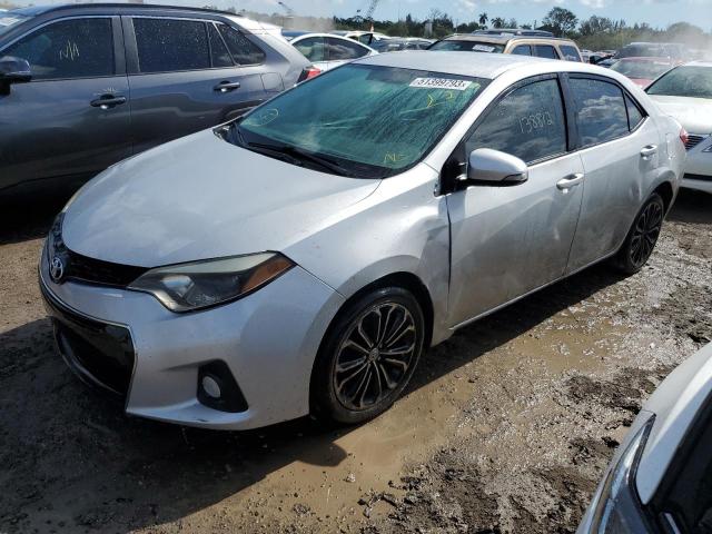 TOYOTA COROLLA L 2015 with VIN 5YFBURHE4FP285852 - Photo from auction