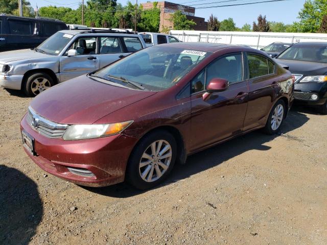 HONDA CIVIC EX 2012 with VIN 2HGFB2F80CH543377 - Photo from auction