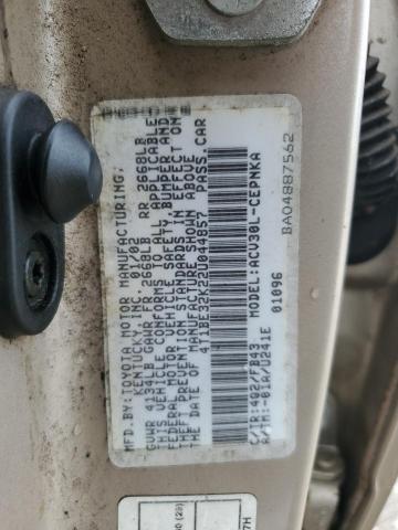 Photo 10 from auction – 2002 TOYOTA CAMRY LE with VIN 4T1BE32K22U044857